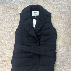 SPANX Black Quilted Outerwear